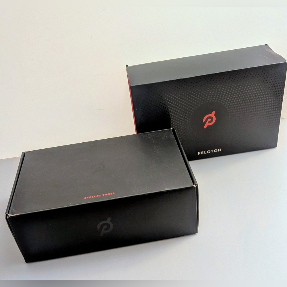Peloton Bike Shoe Box With The Cover. Box Only. Shoe size 38 EU label.
